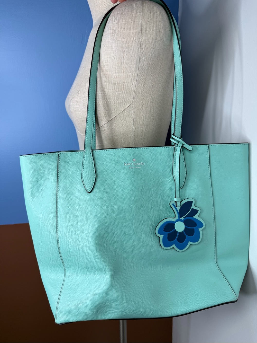 Kate Spade Turquoise Tote Bag
